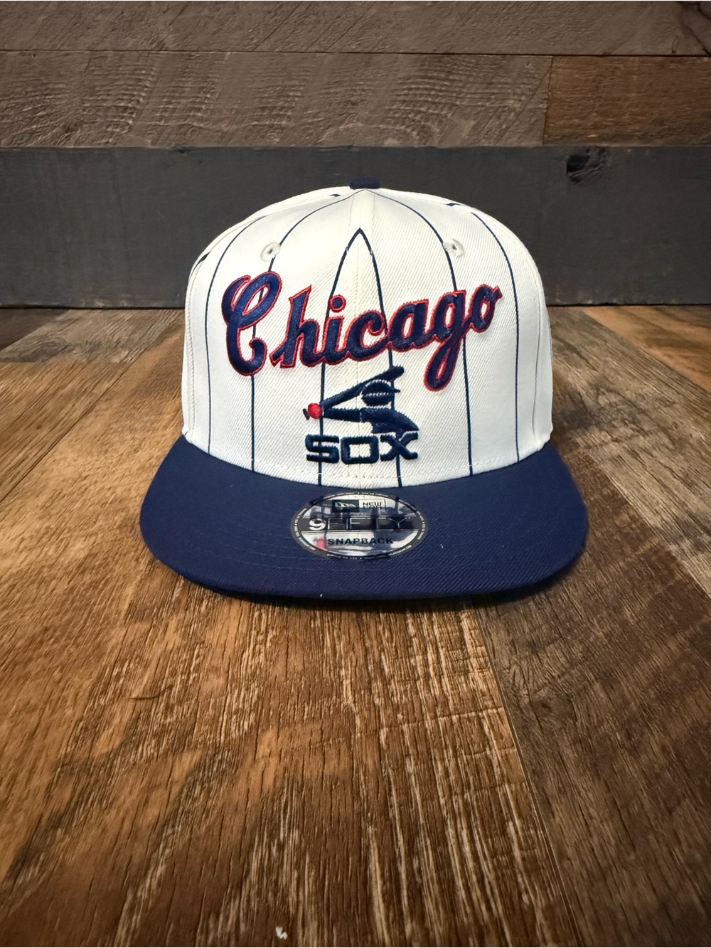 NWT New Era Chicago White Sox Cooperstown Collection Pinstripe 9Fifty SnapBack